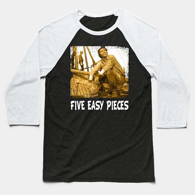 Bobby Dupea's Journey Five Easy Classics Baseball T-Shirt by TheBlingGroupArt